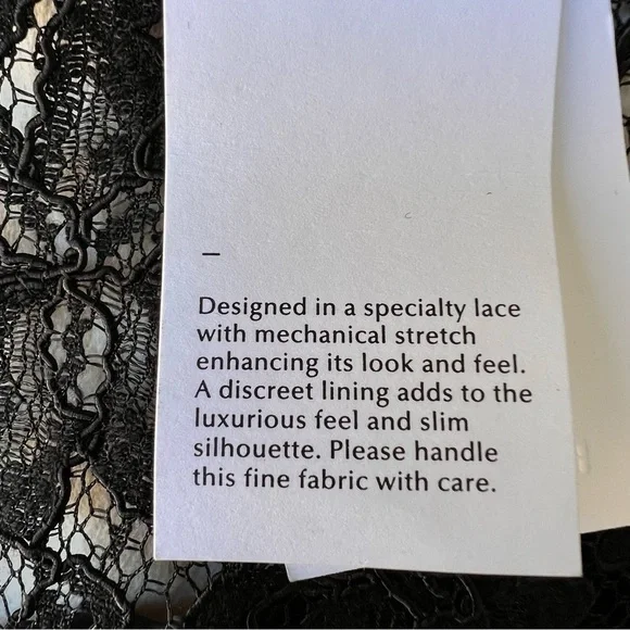 ARITZIA BABATON BLACK LACE “LORCAN” MIDI DRESS SIZE 10 NWT - Picture 5 of 8